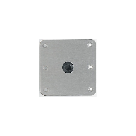 Attwood Lock'N-Pin 3/4 Base Plate 7 x 7 Non-Threaded Stainless Steel w/Nylon Bushing 67739-SS